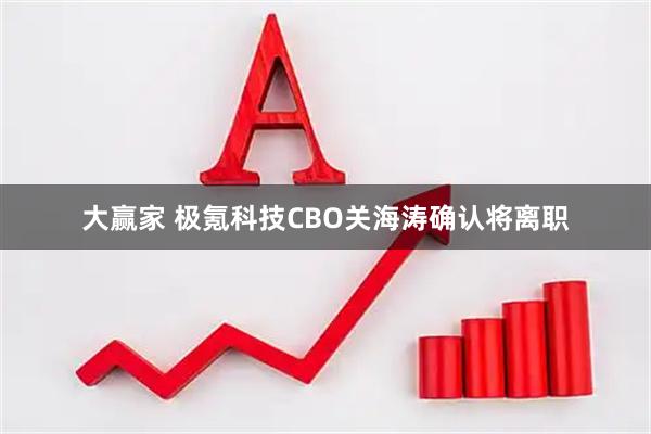 大赢家 极氪科技CBO关海涛确认将离职
